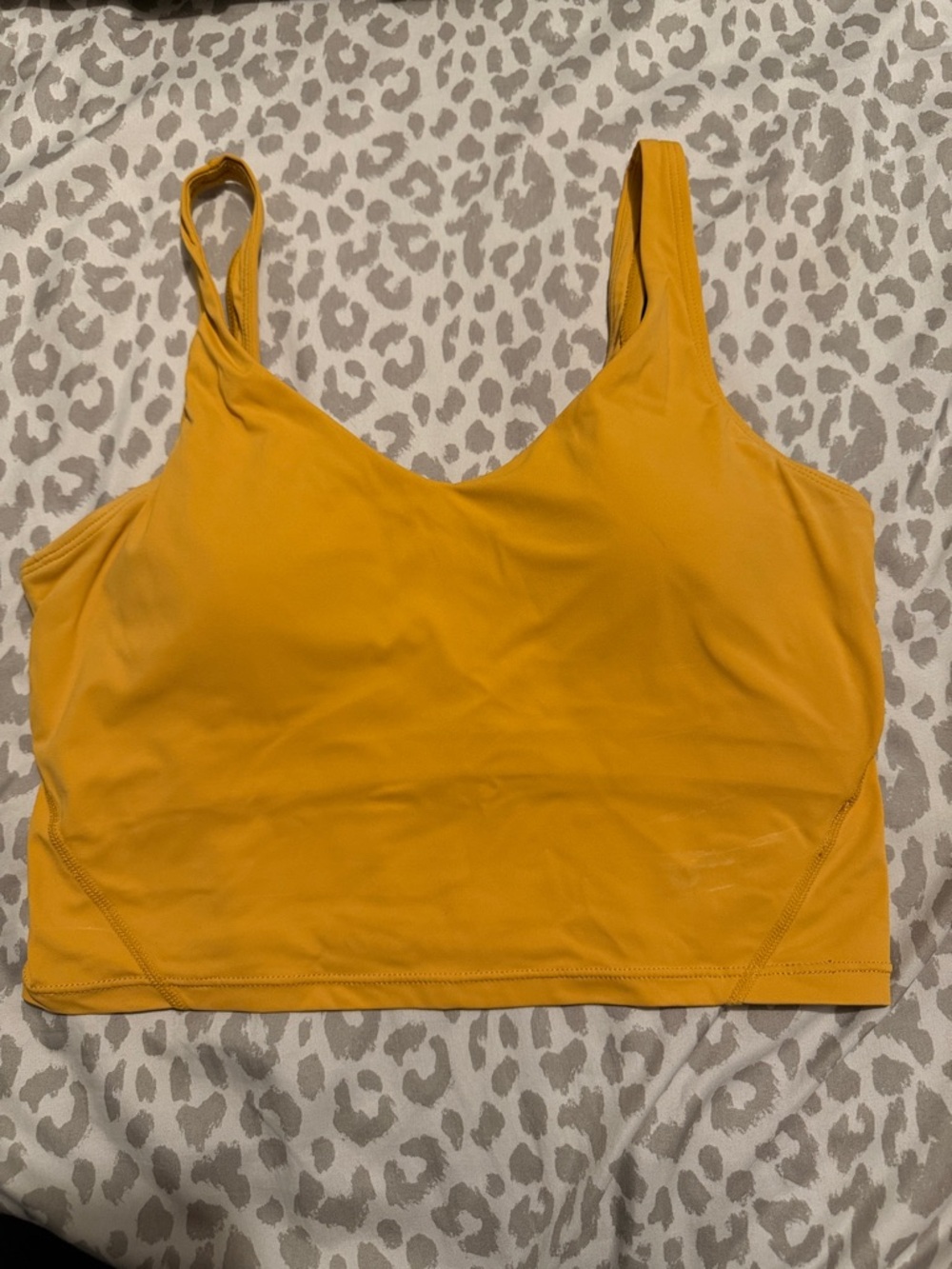 Women’s Yellow Tank Bralette Top